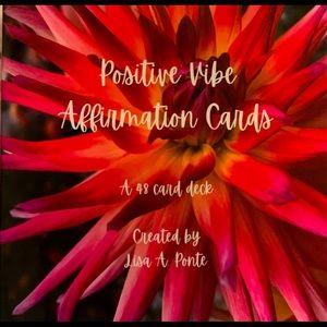 Positive vibe, self-love affirmation cards.